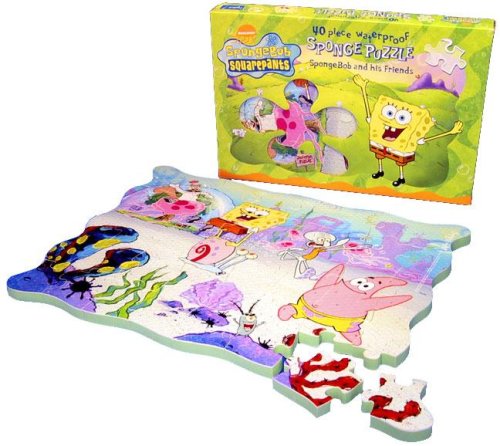 Childrens Toyshop  Toys : Upstarts - Spongebob & Frier Foam 60 Piece Jigsaw Puzzle