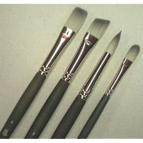 Alvin & Co. 6200F-20 SYNTH BRISTLE FLAT BRUSH by