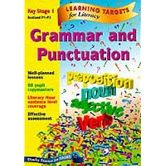 Learning Targets - Grammar and Punctuation Key Stage 1 Scotland P1-P3
