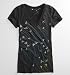 Little Shorts - Drift Away Little Prince V-Neck Tee - Black X Med