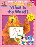 Books : Word: Write On/wipe Off Stencil Workbook - (Bear in the Big Blue House)