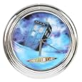Doctor Who Tardis Chrome Illuminating Wall Clock