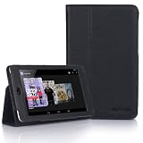 Google Nexus 7 Tablet Slim Fit Leather Case (Black) with Stand by Supcase -Black, Sapphire Blue, Green, Purple, Light Blue, Deep Pink, Deep Blue, Red, Pink, Yellow, White