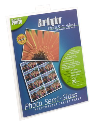 Burlington PrintWorks Satin Ink Jet Paper 8 1/2 x 11 On Sale