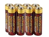 Monster Cable MB AA-ALKA-8 High Capacity Alkaline Monster PowerCells