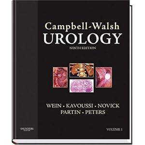 Click here to buy Campbell-Walsh Urology: 4-Volume Set with CD-ROM (Campbell's Urology (4 Vols.)) by Alan J. Wein MD PhD(hon), Louis R. Kavoussi MD, Andrew C. Novick MD, and Alan W. Partin MD PhD.
