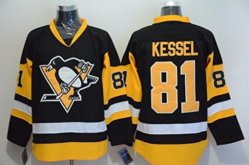 Men's Phil Kessel #81 Hockey Jersey Yellow XXL