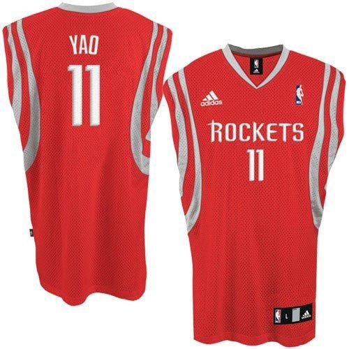 Adidas Houston Rockets Yao Ming Replica Road Jersey