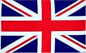 British Union Jack (UK Great Britain) Country Flag: 3x5ft poly