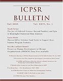 Icpsr Bulletin
