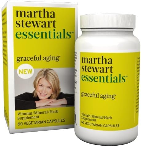 Martha Stewart Essentials Graceful Aging Supplement, 60 Vegetarian Capsules by Martha Stewart Essentials