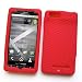 Motorola DROID X MB810 & Droid X2 MB870 (Verizon) Skin Case Protector Soft Silicone "Basket Weave Texture Grip" Red