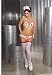 Vinyl 4 piece nurse costume (Adult)