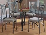 Madrid Glass Top Table With Side Chairs