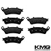 KMG® 2004-2011 Honda VTX 1800 N1 N2 N3 Front + Rear Carbon Kevlar Organic NAO Brake Pads Set