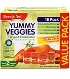 Beech-Nut Stage 2 Yummy Veggies Vegetable Value Pack,  4 Ounce Jars (Pack of 18)