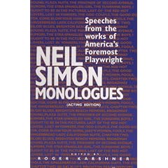 Neil Simon Monologues: Speeches from the Works of America's Foremost Playwright