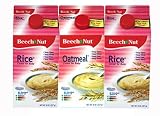 Beech Nut Rice Cereal, Oatmeal Variety Pack