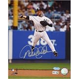 Derek Jeter New York Yankees - Jump Throw - Autographed 8x10 Photograph