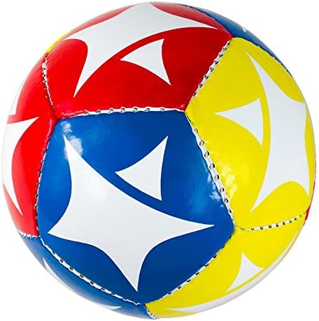 Starlite-Kids-Junior Size 2 Training Football-Soccer Ball-Yellow-Red-Blue-45cm