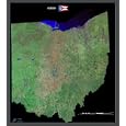 Ohio from Space Art Print
