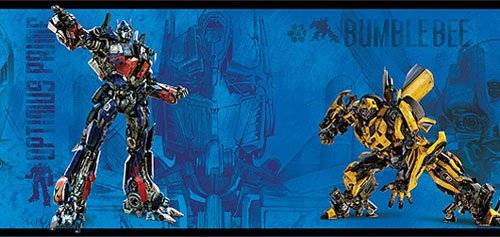 RoomMates RMK1302BCS Transformers II Peel & Stick Border