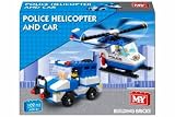 City Police car and Helicopter Building brick set. Lego Compatible full instructions 149 pc