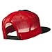 5 Panel Prostyle Trucker Caps - Black Black Red