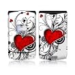 My Heart Design Protective Skin Decal Sticker for Motorola RAZR V3xx Cell Phones