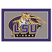 Louisiana State University Rug - Gray/ Pruple (Rectangle)