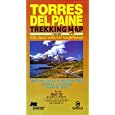 Torres del Paine Trekking Map by Urruty Zagier