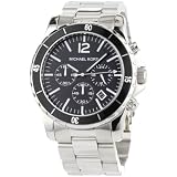 Michael Kors Mens MK8140 Silver and Black Madi
