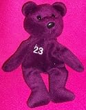 Justice 23, 8" Plush Purple Teddy Bear Bean Bag Plush Doll Toy