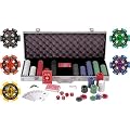 Pokerkoffer / JetonKoffer EURO, 500 Teile, 12g / Chip