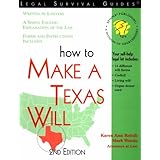how to make a texas will self help law kit with forms