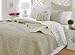 Laura Ashley Tinsley Full/Queen Quilt Set, Green Laura Ashley Tinsley Full/Queen Quilt Set, Green