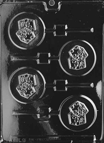 DICE LOLLY Jobs Candy Mold Chocolate