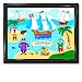 Pirates Large Gloss Black Personalized Print
