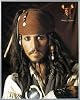 Fluch der Karibik Mini-Poster und Kunststoff-Rahmen - 2, Johhny Depp (50 x 40cm)