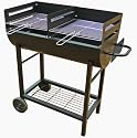 Tepro 1037 Holzkohlengrill "Detroit" - BBQ Holzkohlengrillwanne mit Trolley