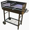 Tepro 1037 Holzkohlengrill "Detroit" - BBQ Holzkohlengrillwanne mit Trolley