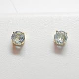 14K Aquamarine Earrings