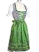 Balkonett Wiesn Dirndl KRISSY, lila-grün, 3tlg, 60 cm, Größen:40
