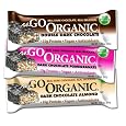 BUY : NuGo Organic Nutrition Bar Variety - Dark Double Chocolate, Dark Chocolate Pomegranate & Dark Chcolate Almond - 1.76-Ounce Bars (Pack of 12)