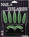 Green Glitter Nails & Lashes
