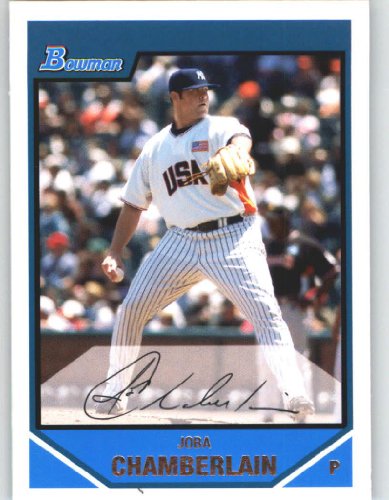 2007 Bowman Chrome Draft Draft Picks (Future's Game Prospects) #BDPP71 Joba Chamberlain - New York Yankees (XRC - Rookie Card / Prospect) (Baseball Cards)