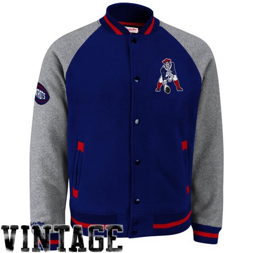 Mitchell Ness New England Patriots Throwback Satin Jacket Retro New Pats M N