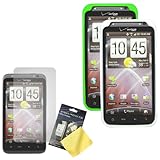 Cbus Wireless Two Silicone Skins / Cases / Covers (Green, White), LCD Scree ....