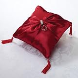 Diamond Red Ring Pillow.