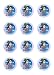 Muffinaufleger Muffins Amerikaner Kindergeburtstag Hexe Prinzessin Fee Fantasy FT04